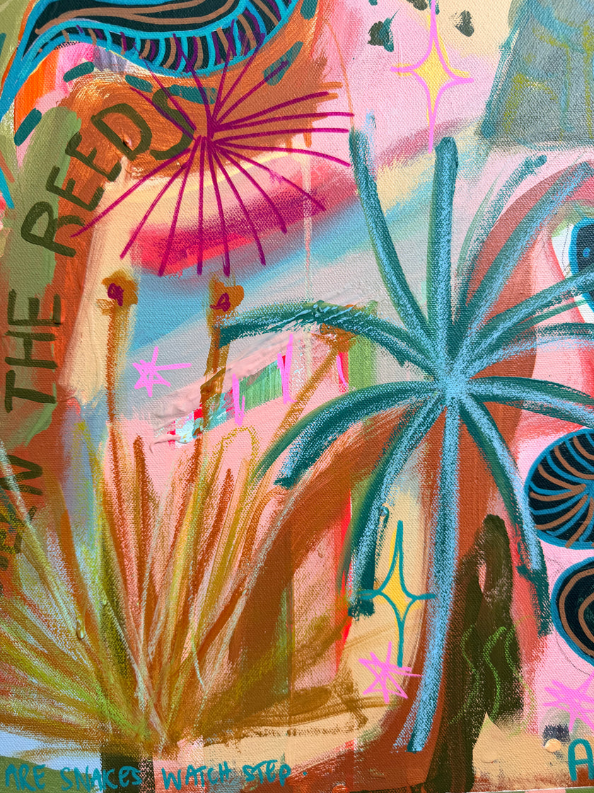 Between the Reeds - Original Artwork