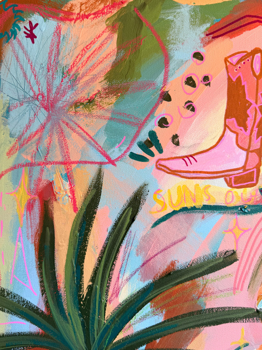 Between the Reeds - Original Artwork