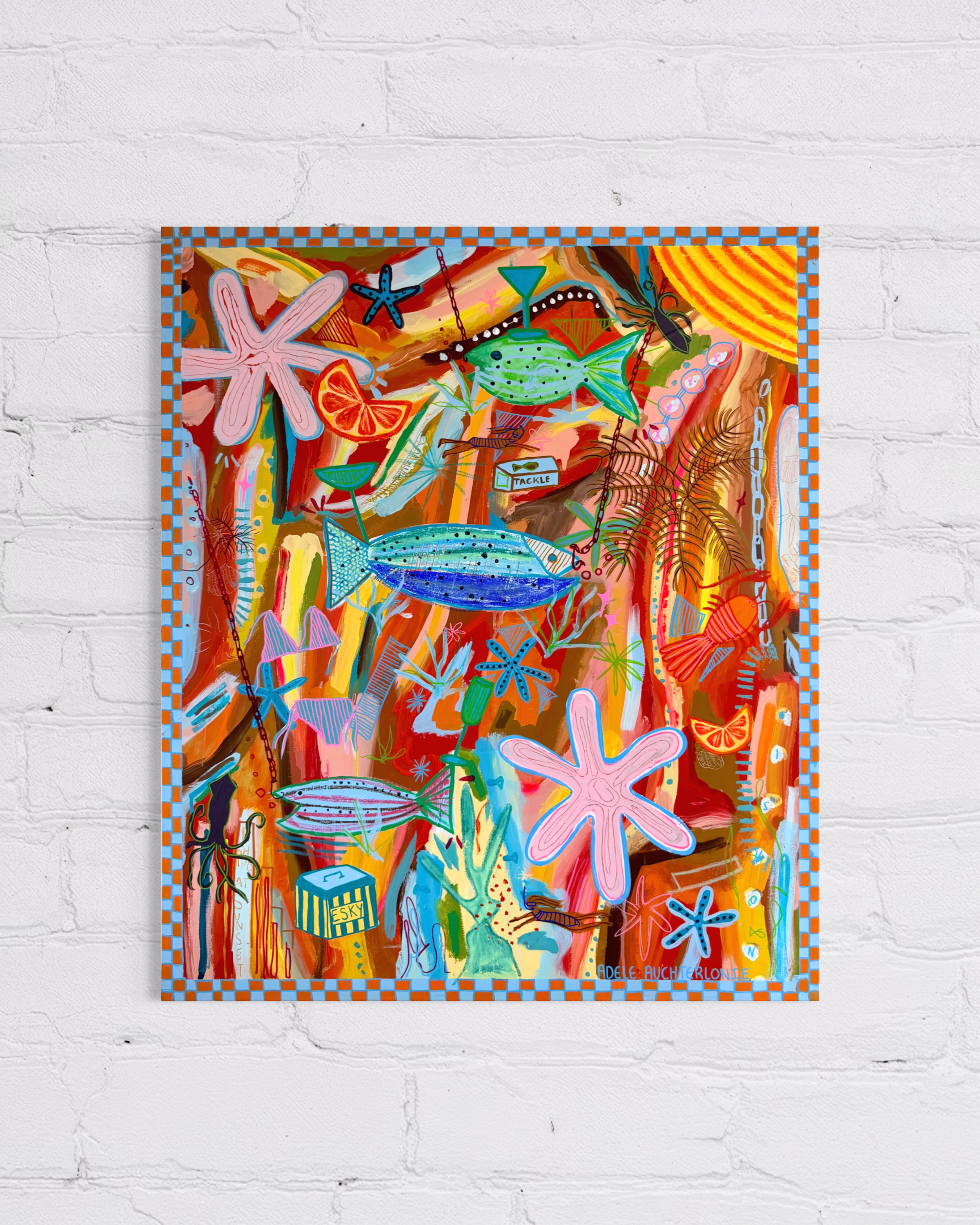 Lets Go for a Squid Fish-  Limited Edition Print